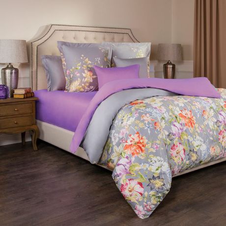 Комплект постельного белья Santalino Пастораль, 2-спальное, наволочки 70 х 70 см, 985-274, разноцветный
