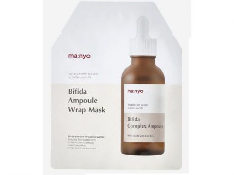 Лечебная маска с бифидобактериями Manyo Bifida wrapmask, 30гр