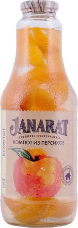 Фруктовые консервы Janarat Компот из персиков, 1 л