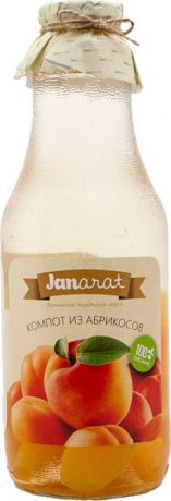 Фруктовые консервы Janarat Компот из абрикосов, 1 л