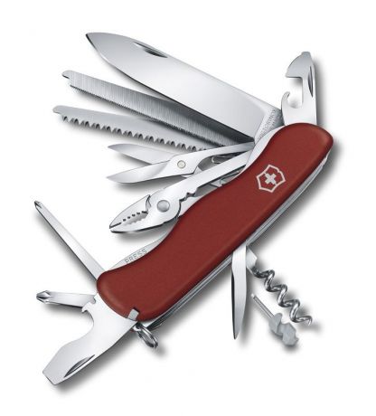 Нож Victorinox WorkChamp 111 мм, 21 функция, красный*