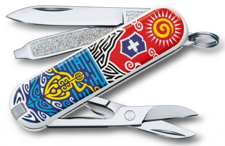 Нож-брелок Victorinox Classic LE 2018, 58 мм, 7 функций, "New Zealand"