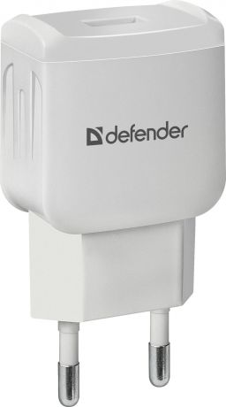 Сетевой адаптер Defender EPA-02 белый, 1 USB, 5V/1А, пакет