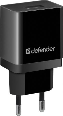 Сетевой адаптер Defender UPA-11 черный, 1хUSB, 5V/1А