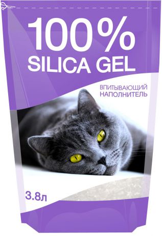 Наполнитель для кошачьего туалета №1 "Silica Gel", силикагелевый, 3,8 л