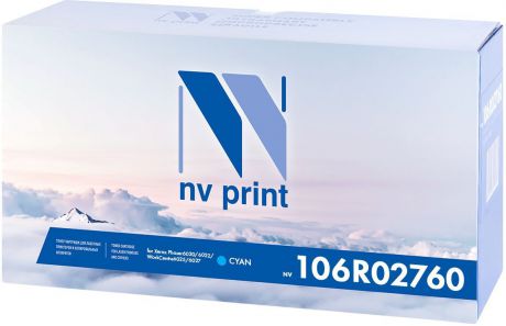 Картридж NV Print 106R02760C, голубой, для лазерного принтера