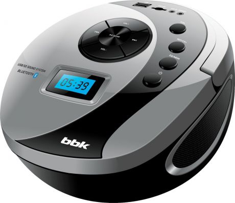 Магнитола BBK BS10BT, Black Grey USB/SD