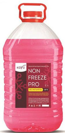 Жидкость стеклоомывателя Koyu Non-Freeze Pro, зимняя, до -20, 5 л