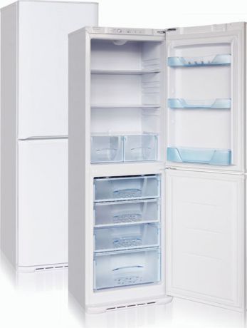 Холодильник Б-M131, двухкамерный, серый металлик