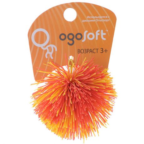 Мяч "Ogosoft", цвет: желтый, оранжевый. OG0401
