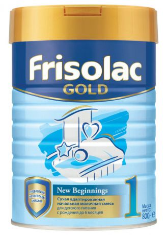 Friso Фрисолак Голд 1 с пребиотиками смесь молочная с 0 месяцев, 800 г