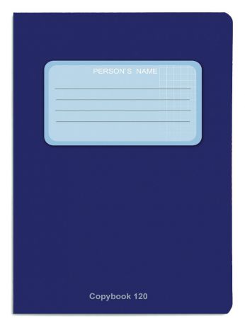 Проф-Пресс Тетрадь 120 листов в клетку цвет синий