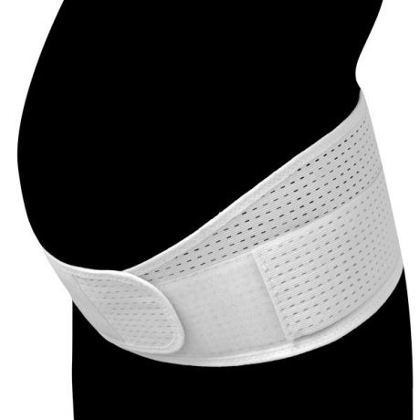 Бандаж для беременных B.Well с ребрами жесткости, W-432 CARE, цвет Белый, размер M