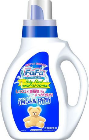 Жидкое средство для стирки белья "Nissan FaFa", с цветочно-лесным ароматом, 900 мл