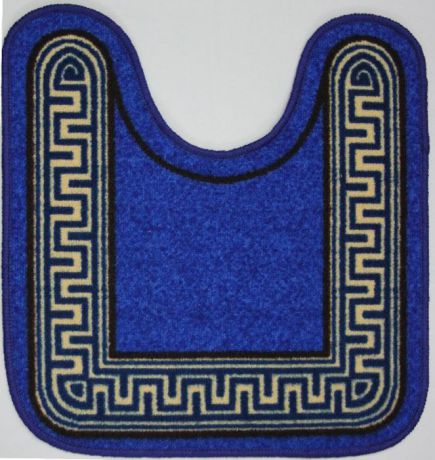 Коврик для ванной MAC Carpet "Розетта. Версаче", цвет: синий, 57 х 60 см