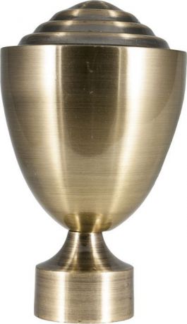 Наконечник для карниза Уют "Стэнли" 26.21ТО.2070, бронза, диаметр 25 см, 2 шт