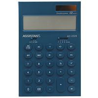 Калькулятор "Assistant AC-2329", 12-разрядный, цвет: морской волны