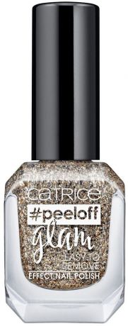 Лак для ногтей Catrice Peeloff Glam Easy To Remove Effect Nail Polish, оттенок 03 When In Doubt, Just Add Glitter, 10,5 мл