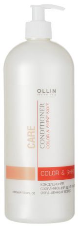 Ollin Кондиционер, сохраняющий цвет и блеск окрашенных волос Care Color and Shine Save Conditioner 1000 мл