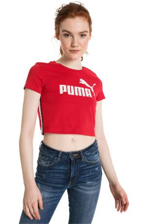 Футболка PUMA Tape Logo Croped Tee