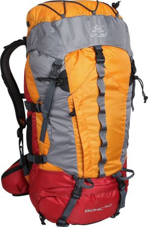 Рюкзак туристический Сплав "Bionic 50", цвет: оранжевый, 50 л
