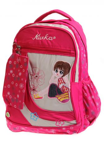 Рюкзак школьный Vittorio Richi,K05RN170,бежевый, розовый