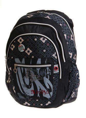 Рюкзак школьный Vittorio Richi,K05NK033,черный, серый