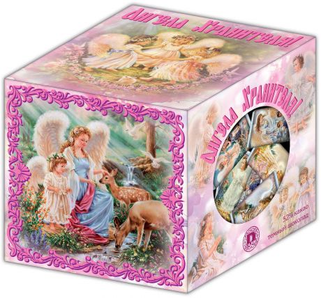 Дилан+ Шоколадный набор кубик Ангела Хранителя, 30 шт по 5 г