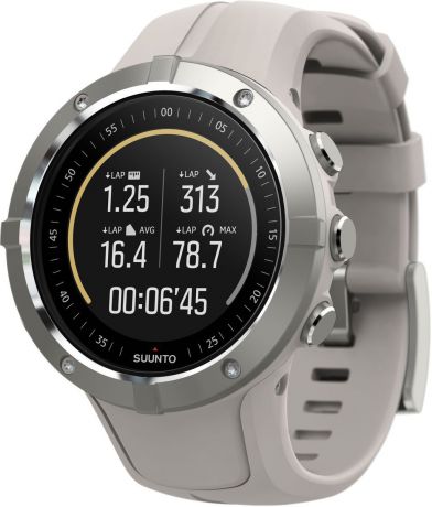 Спортивные часы Suunto "Spartan Trainer Wrist HR Sandstone", цвет: серый, черный