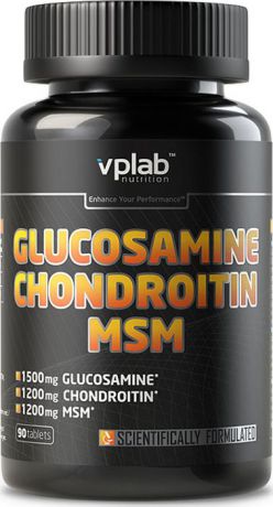 Глюкозамин Хондроитин VP Laboratory "MSM", 90 таб