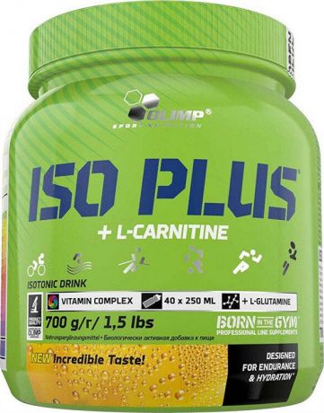 Изотонический напиток Olimp Sport Nutrition "Iso Plus Powder", апельсин, 700 г