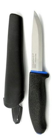Нож туристический Morakniv "746", цвет: черный, синий, стальной, длина лезвия 10,2 см