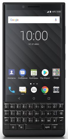 Смартфон BlackBerry KeyTwo 128 GB, черный