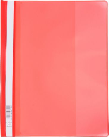 Папка-скоросшиватель Durable Duraplus, цвет: красный, A4+