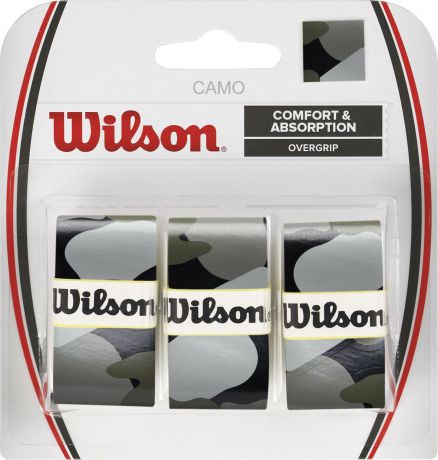 Намотка Wilson Camo Overgrip, WRZ470830, черный
