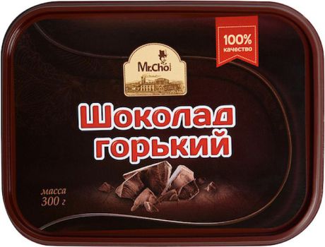 Шоколад Mr.Cho Горький шоколад, 300 г