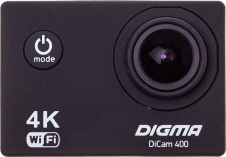 Экшн-камера Digma DiCam 400, черный