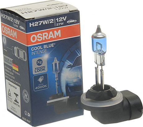 Лампа автомобильная Osram H27W/2 (PGJ13) Cool Blue Intense 4000K 12V, 881CBI