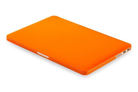 Чехол для ноутбука Gurdini накладка пластик матовый 220107 для Apple MacBook Retina 13" 2013-2015, оранжевый