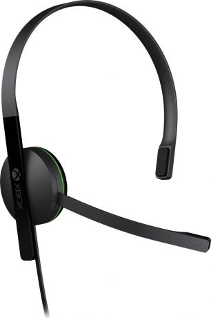 Наушники Microsoft Chat Headset, проводная, для Xbox One (S5V-00015), черный