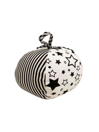 Игрушка-подвеска "Мячик" с черно-белыми картинками