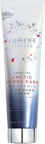 Насыщенный крем для рук Lumene Arctic Hydra Care [Arktis], увлажняющий и успокаивающий, 30 мл