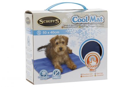 Матрас для животных SCRUFFS (Великобритания) "Cool Mat", охлаждающий, 50х40см, голубой