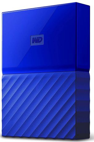 Портативный внешний жесткий диск WD 1 TB My Passport , 2.5", USB 3.0, синий