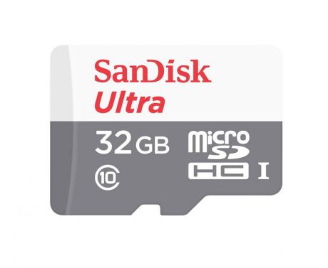 Карта памяти SanDisk MicroSD 32GB Class 10 Ultra Android (80 Mb/s) + SD адаптер