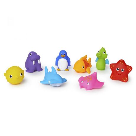 Munchkin Игрушки для ванны Морские животные 8 шт