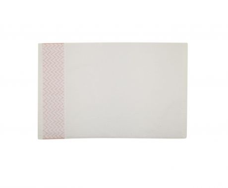 Полотенце для лица, рук или ног Kassatex Chalet, белый, розовый