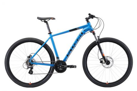 Велосипед STARK Router 29.3 HD 2019 18 голубой/чёрный/оранжевый
