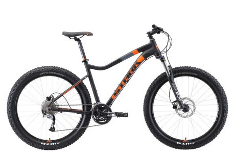 Велосипед STARK Tactic 27.5 + HD 2019 17 чёрный/оранжевый