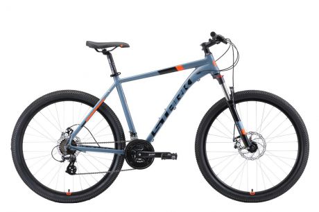 Велосипед STARK Router 27.3 D 2019 22 серый/чёрный/оранжевый